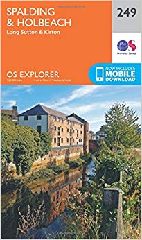 Ordnance Survey - Spalding and Holbeach : 249 - New Sheet map