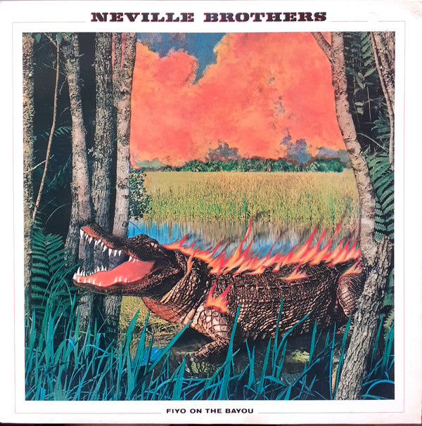 Neville Brothers - Fiyo On The Bayou - Used Vinyl Record
