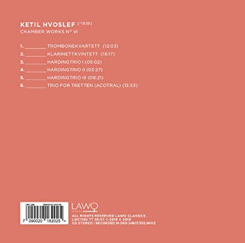 Hvoslef Chamber Musi - Ketil Hvoslef: Chamber Works No. VI - CD