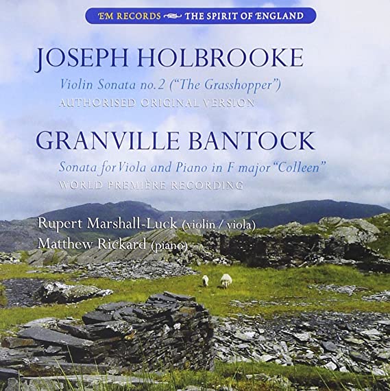 MARSHALL-LUCK & RICK - HOLBROOKE  BANTOCK VIOLIN/VIO - CD