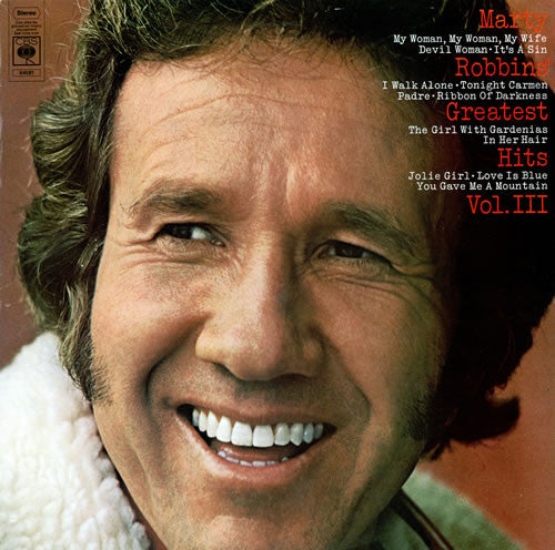 Marty Robbins - ' Greatest Hits Vol. III - Used Vinyl Record