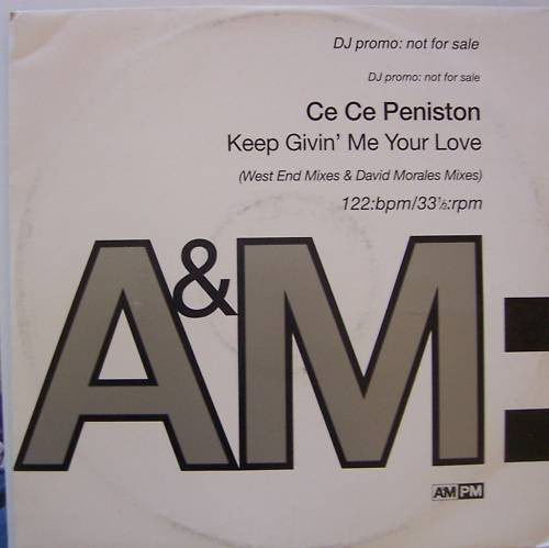 Ce Ce Peniston - Keep Givin' Me Your Love - Used Vinyl Recor