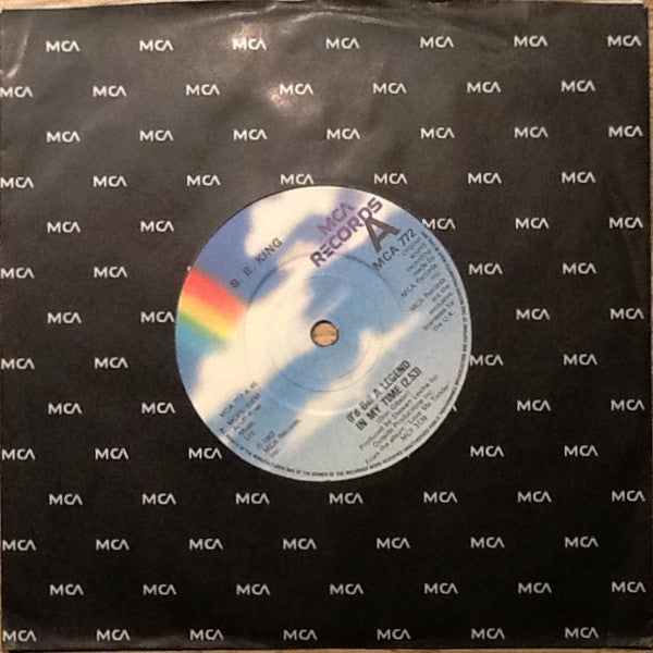 B.B. King - (I'd Be) a Legend In My Time - Used Vinyl Record 7"