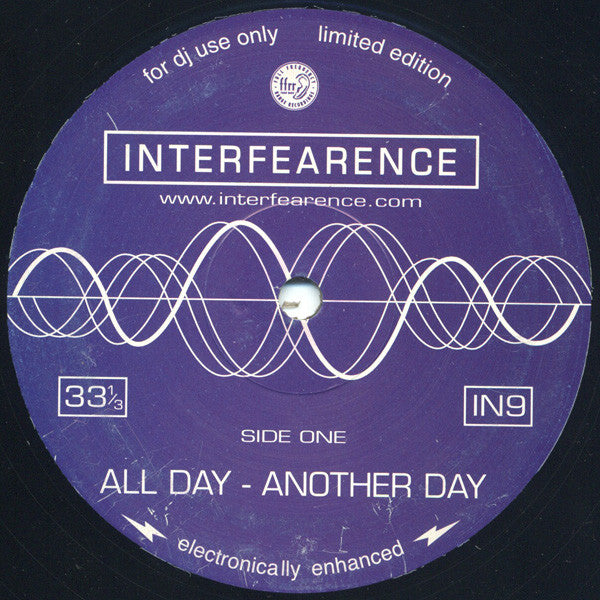 Interfearence - All Day / Money Or Belief - Used Vinyl Record