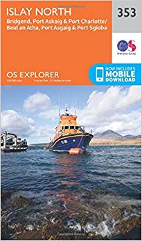 Ordnance Survey - Islay North : 353 - New Sheet map