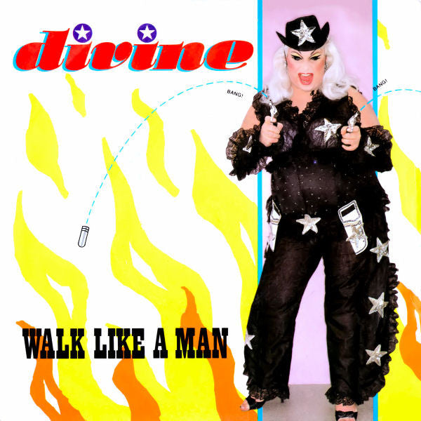 Divine - Walk Like A Man - Used Vinyl Record 7"