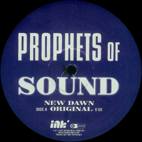 Prophets Of Sound - New Dawn - Used Vinyl Record 12"