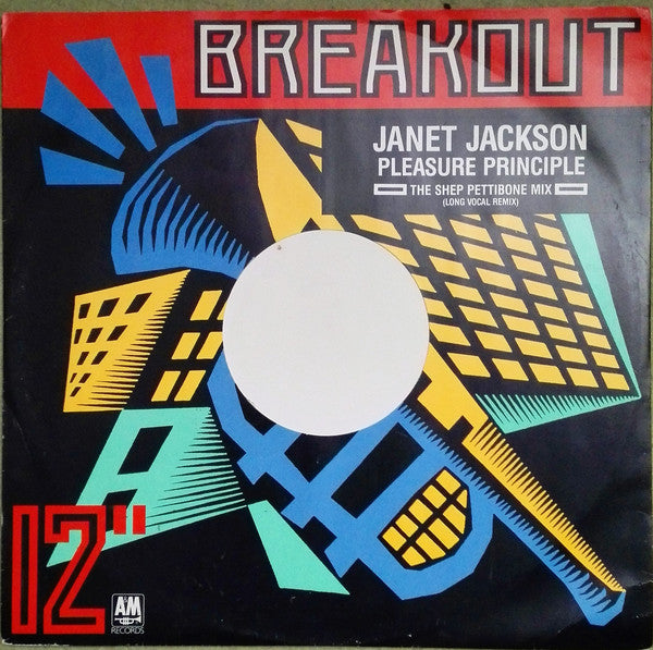 Janet Jackson - Pleasure Principle - Used Vinyl Record 12"
