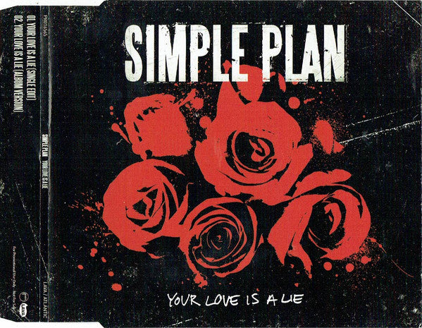 Simple Plan - Your Love Is A Lie - Used CD
