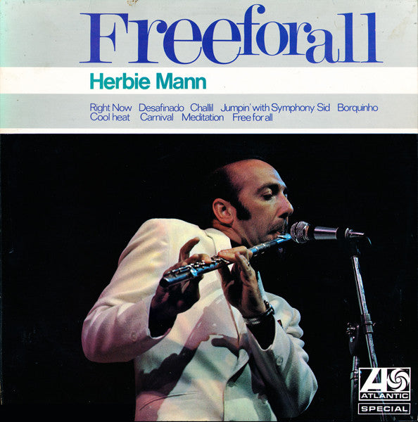 Herbie Mann - Free For All - Used Vinyl Record