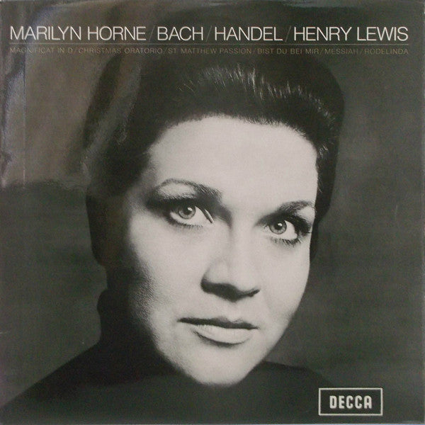 Marilyn Horne - Sings Bach And Handel - Used Vinyl Record