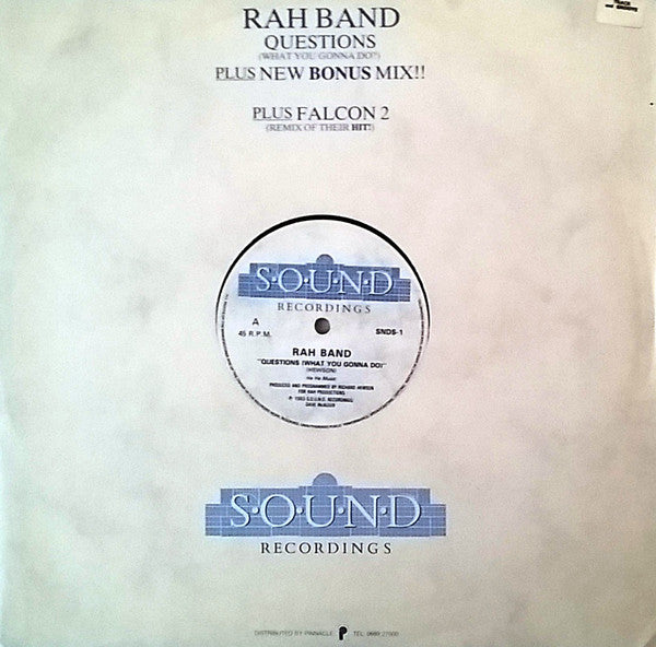 RAH Band - Questions (What You Gonna Do) - Used Vinyl Record 12"