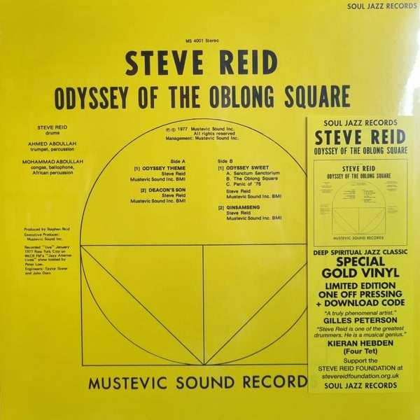 Steve Reid - Odyssey Of The Oblong Square - Vinyl Record