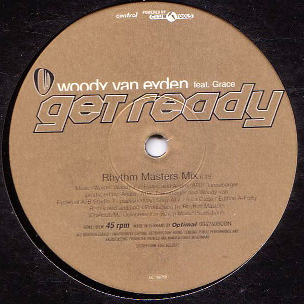 Woody van Eyden - Get Ready (Part 2) - Used Vinyl Record 12"
