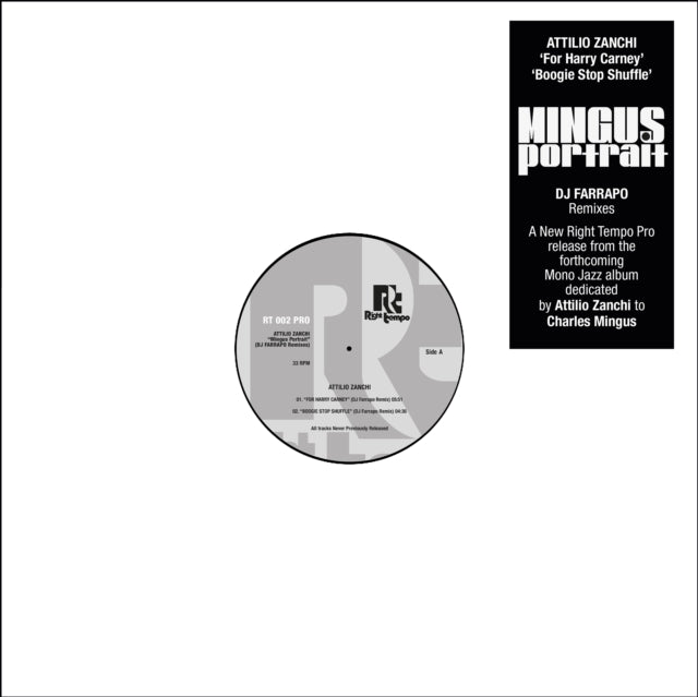ATTILIO ZANCHI - Mingus Portrait (DJ Farrapo Remixes) - Vinyl Record 1