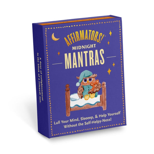 Knock Knock - Affirmators!® Mantras Midnight Affirmation Cards Deck -