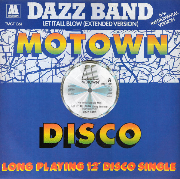Dazz Band - Let It All Blow (Extended Version) - Used Vinyl Record 12