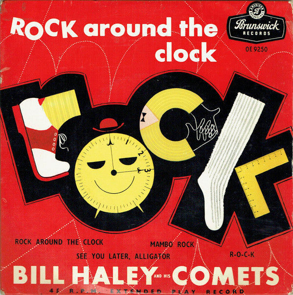 Bill Haley And His C - Rock Around The Clock - Used Vinyl Record 7"