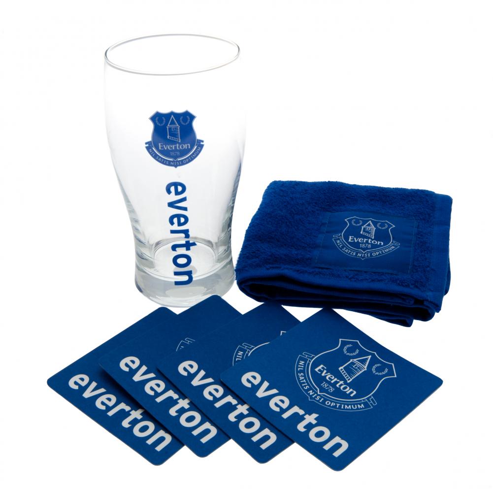 Everton FC - Mini Bar Set - New Glassware
