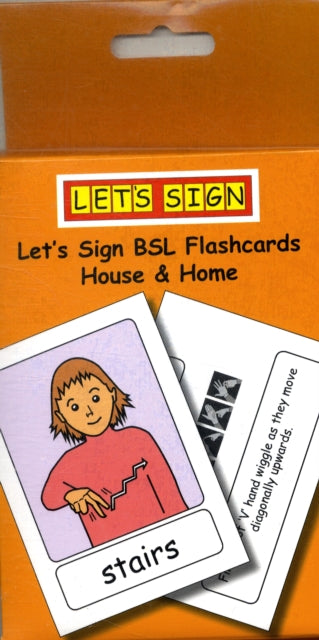 Cath Smith - Let&#39;s Sign BSL Flashcards : House and Home - New Card