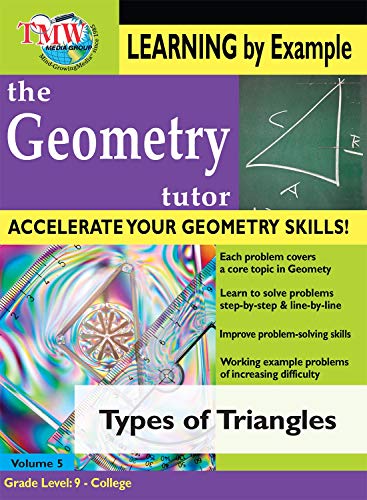 Geometry Tutor: Types of Triangles - New DVD