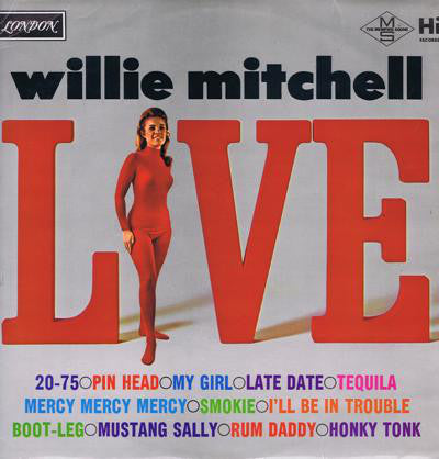 Willie Mitchell - Live - Used Vinyl Record