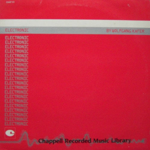 Wolfgang Kafer - Electronic - Used Vinyl Record