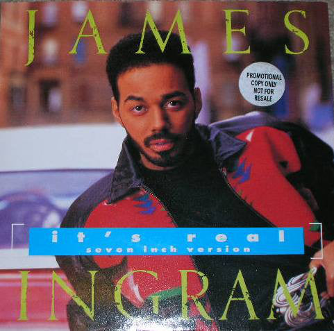 James Ingram - It's Real - Used Vinyl Record 7"