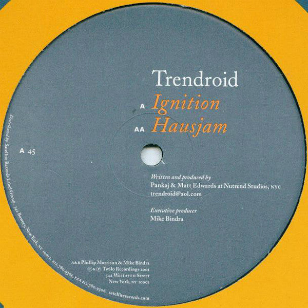 Trendroid - Ignition / Hausjam - Used Vinyl Record 12"
