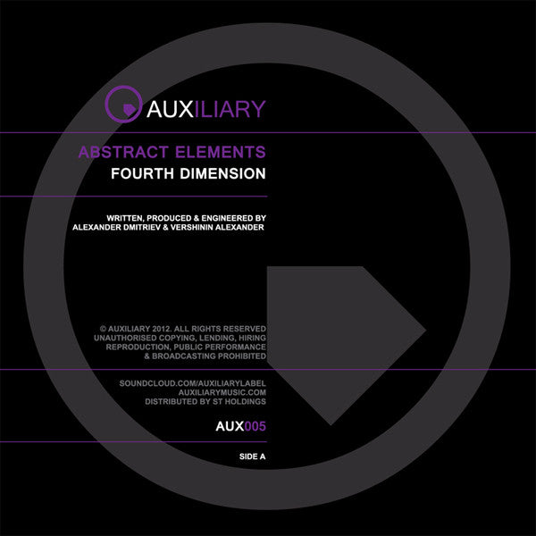 Abstract Elements - Fourth Dimension - New Vinyl Record 12"