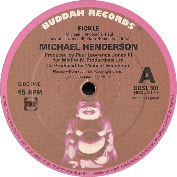 Michael Henderson - Fickle - Used Vinyl Record 12"