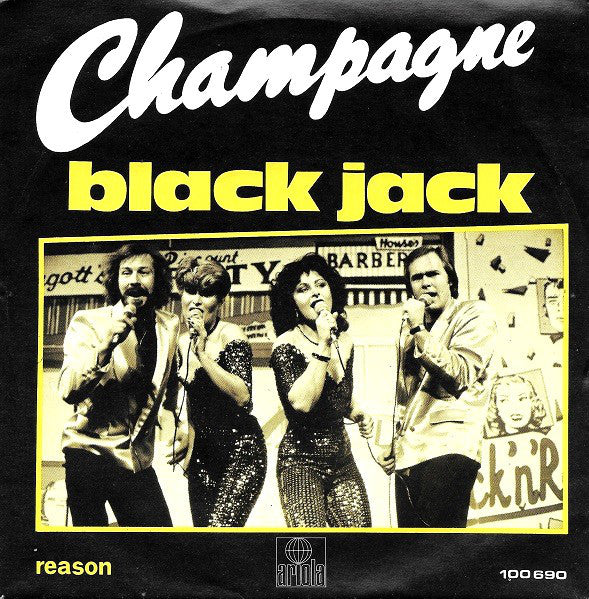 Champagne - Black Jack - Used Vinyl Record 7"