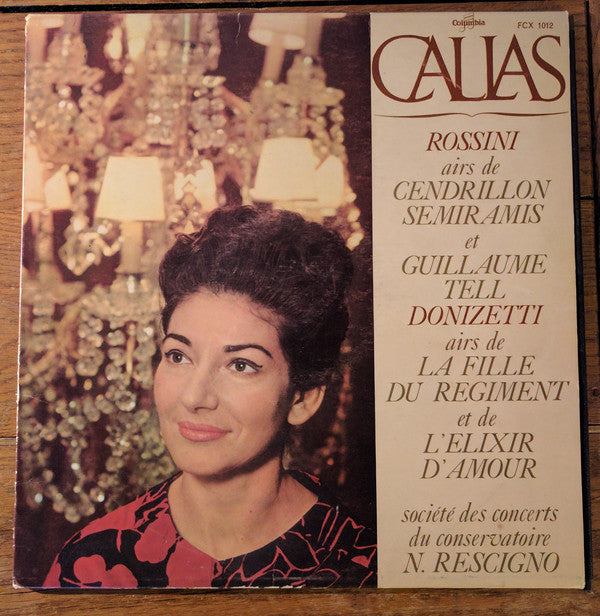 Maria Callas - Sings Rossini & Donizetti Arias - Used Vinyl Record