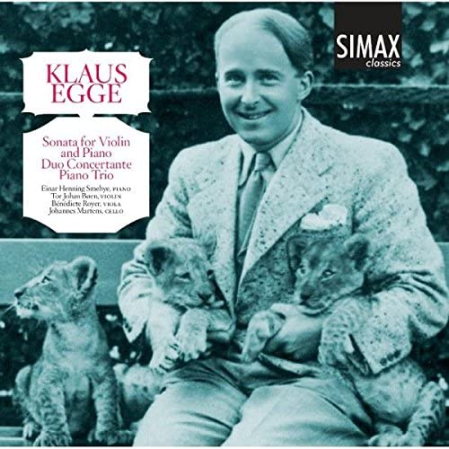 SMEBYE/BOEN/ROYER/MA - EGGE SONATA FOR VIOLIN AND PI - CD