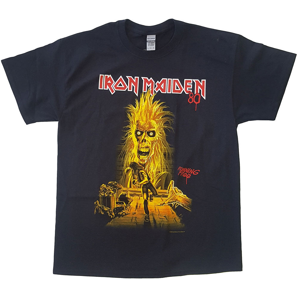 Iron Maiden - tshirt - Unisex - Short Sleeves - Large