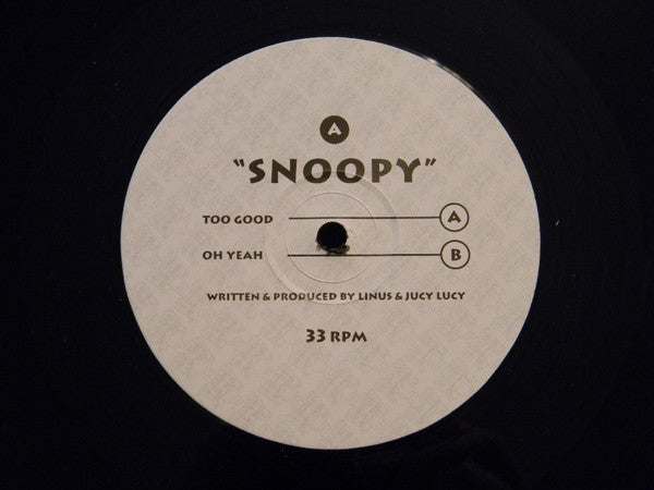 Snoopy - Too Good / Oh Yeah - Used Vinyl Record 12"