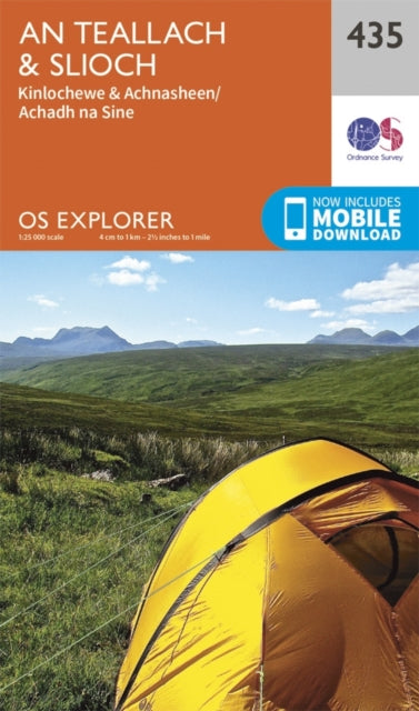 Ordnance Survey - An Teallach and Slioch : 435 - New Sheet map