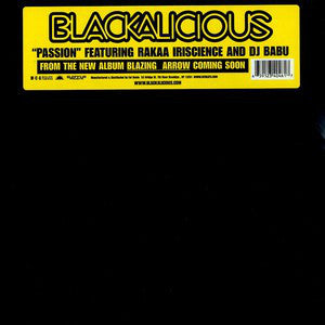 Blackalicious - Passion - Used Vinyl Record 12"