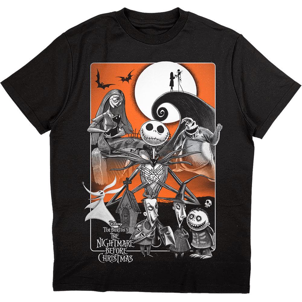 tshirt - Unisex - Short Sleeves - Orange Moon - Small