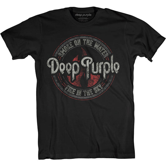 Deep Purple - tshirt - Unisex - Short Sleeves - Medium