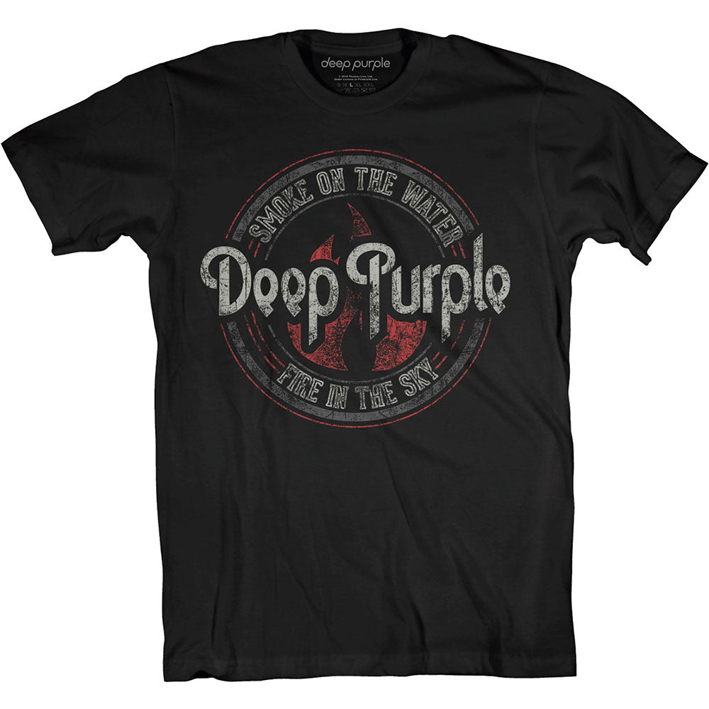 Deep Purple - tshirt - Unisex - Short Sleeves - Small