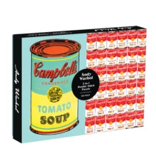 Galison - Andy Warhol Soup Can 2-sided 500 Piece Puzzle - New Jigsaw P