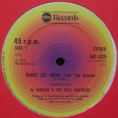 Al Hudson & The Part - Dance Get Down (Feel The Groove) - Used Vinyl