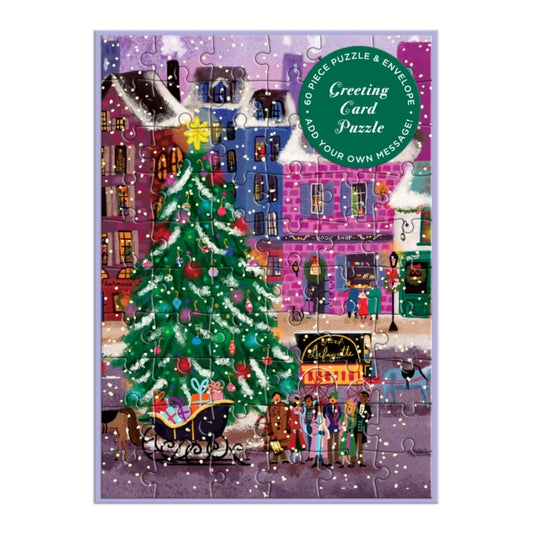 Joy Laforme - Christmas Square Greeting Card Puzzle - New Jigsaw Puzzl