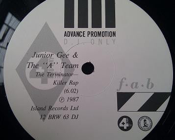 Junior Gee - Terminator - Used Vinyl Record 12"