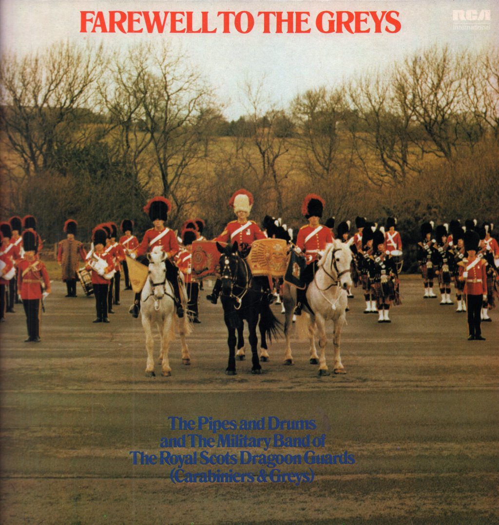Pipes And Drums Of T - Farewell To The Greys - Used Vinyl Record