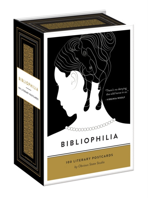 Evan Robertson - Bibliophilia : 100 Literary Postcards - Hardback