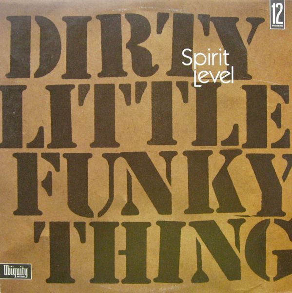 Spirit Level - Dirty Little Funky Thing - Used Vinyl Record 12"