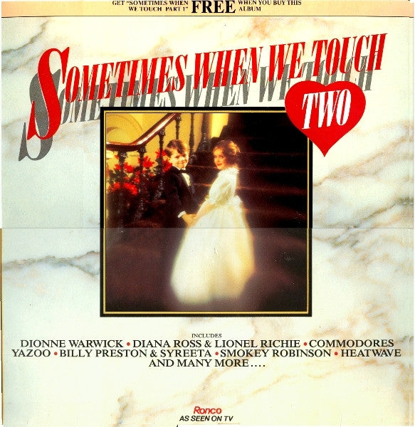 Various - Sometimes When We Touch (Two) - Used Vinyl Record