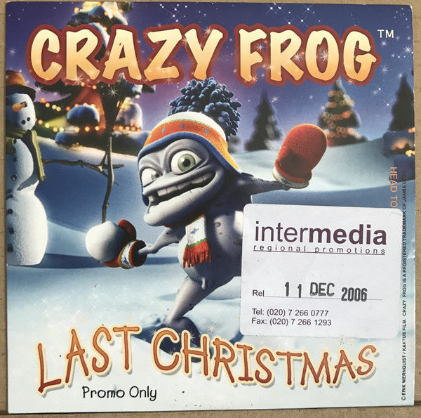 Crazy Frog - Last Christmas - Used CD